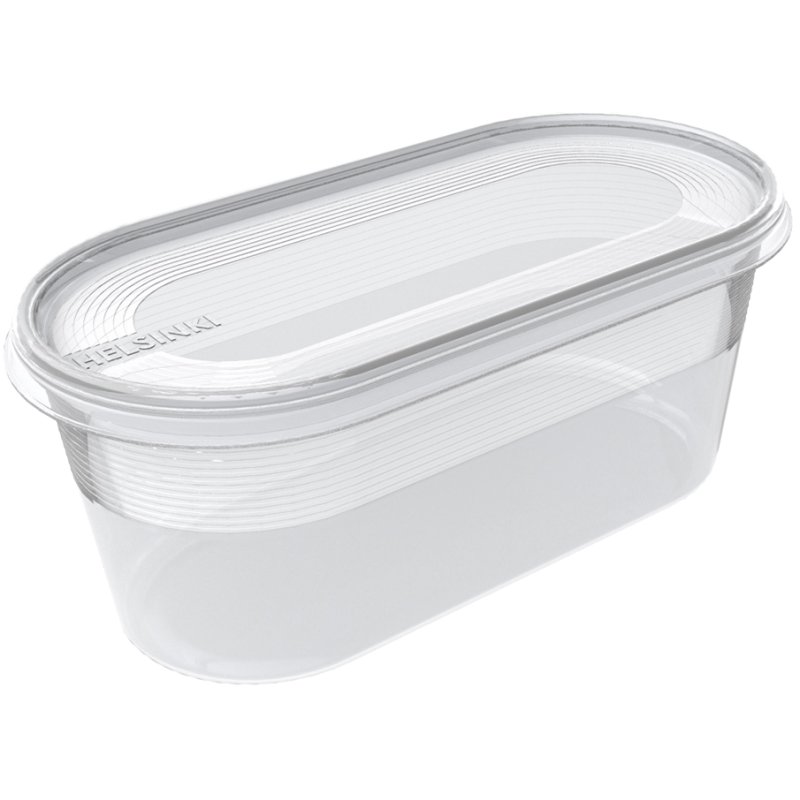 Ovale diepvriesdoos Helsinki, 0,8 liter